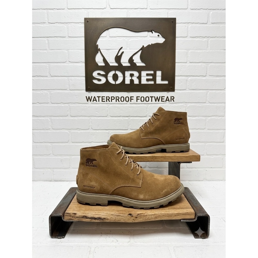 Sorel Madson Chukka Waterproof Suede Boots Mens 9 Brown NM2560-225